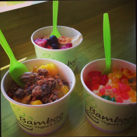 Bamboo Frozen Yogurt Cafe food