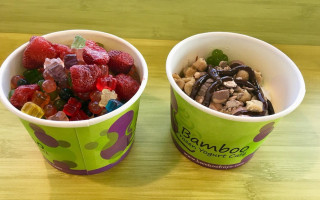 Bamboo Frozen Yogurt Cafe food