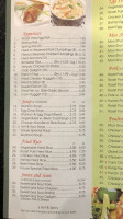 Lins Wok menu