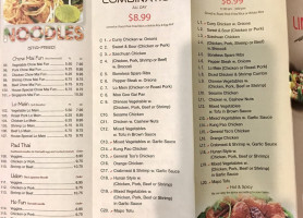 Lins Wok menu