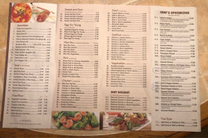 Lins Wok menu