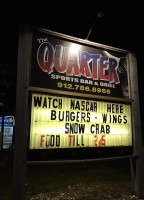 The Quarter Sports Grill menu