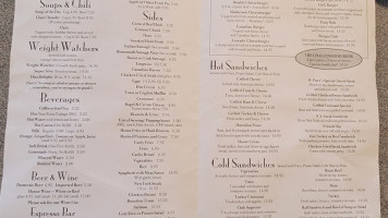 Peter's Cafe menu