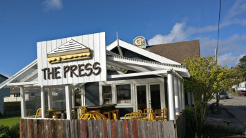 The Press outside