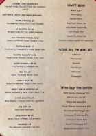 Dustys menu