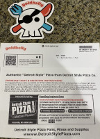 Detroit Style Pizza Co. Pizzeria menu