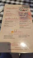 Zia's Caffe menu