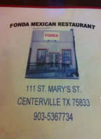 Fonda Mexican food