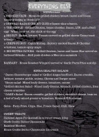 815 Gourmet Grill menu