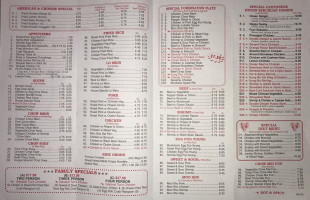 Hunan Chinese menu