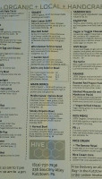 Hive Cafe menu