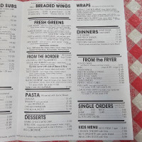 Genos Golden Pizza/ The Big G menu