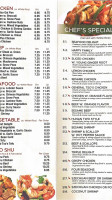 China Taste menu