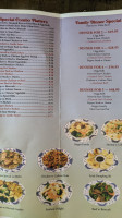 China Kingdom menu