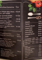 Cafe Citti menu