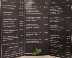 Cafe Citti menu