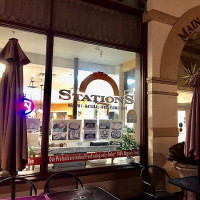 Stations Cafe outside