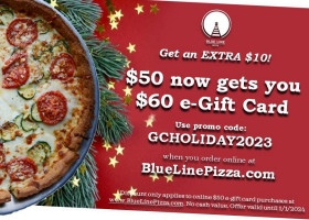 Blue Line Pizza food