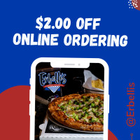 Erbelli's Gourmet Pizzeria, Italian Bistro Pub food