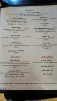 Peter's Steakhouse menu