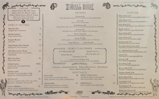 Kimball House menu