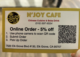 N’joy Cafe Chinese Cuisine food