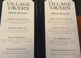 Tavern The Village menu