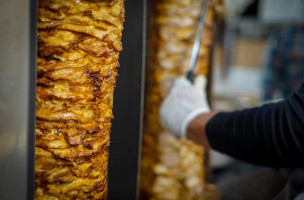 Shawarma Falafel Shaq outside