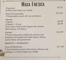 El Jacalito menu