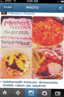 Mothers Pizzeria food