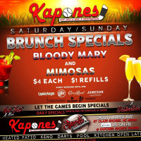 Kapones Sports Tavern food