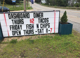 The Dashboard Diner inside