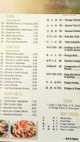 Grand Fortuna menu