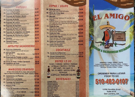 El Amigo menu