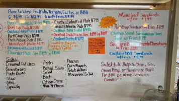 Country Corner Cafe menu