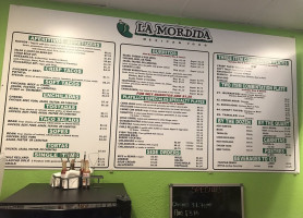 La Mordida menu