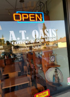 A.t. Oasis Coffee Tea Shop inside