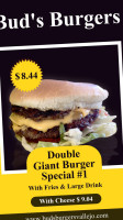 Bud's Giant Burgers food