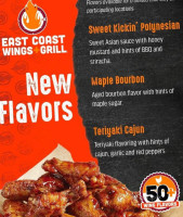 East Coast Wings Grill food