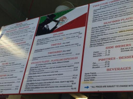 Mariachi Mexican Grill menu