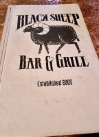 Black Sheep Grill menu