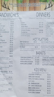 Galt Country Cafe menu