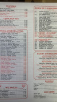 China House menu