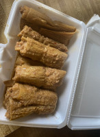 Rhoda's Famous Hot Tamales inside