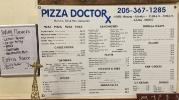 Pizza Doctor Of Carrollton menu