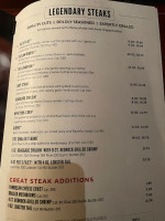 Longhorn Steakhouse menu