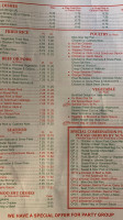 Lee Sun Chinese menu