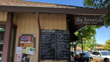 Big Basin Cafe menu