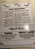 Enrico's Italian menu