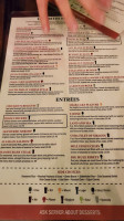 Sawmill Grill menu